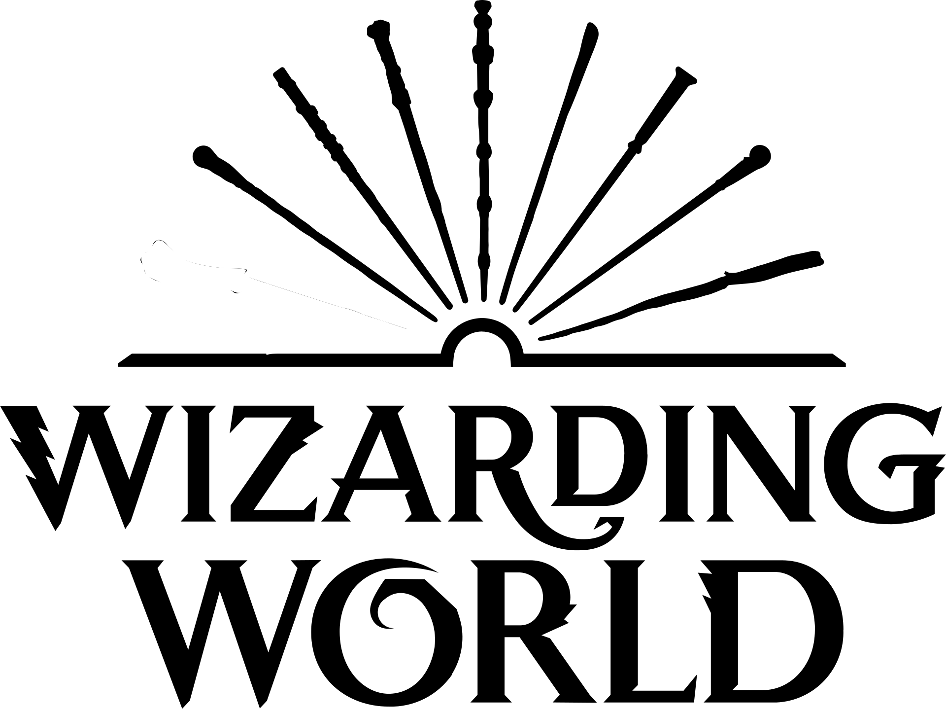 Wizarding World Logo-Missing a Wand